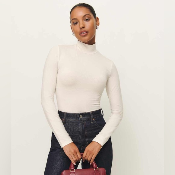 Reformation Nell Long Sleeve Knit Top - Picture 1 of 5